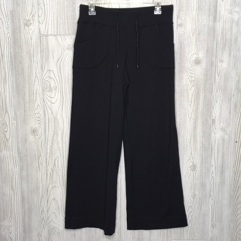 Lululemon Black Wide Leg Stretch Pants